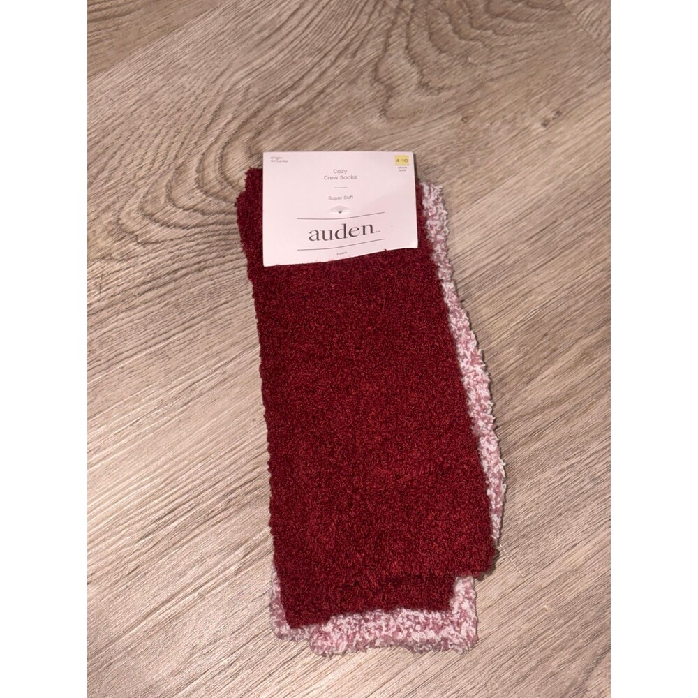 Auden Super Soft and Cozy Crew Sock‎ 4-10 NEW in Packaging